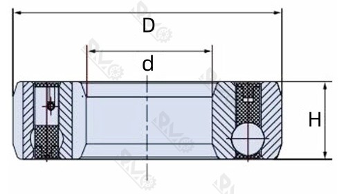 CSK-PP series bearing drawing