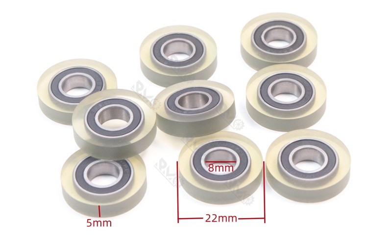 688-2RS PU Coated Flat type Pulley
