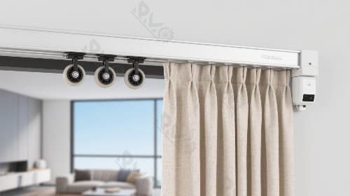 pulley for automated curtain systems