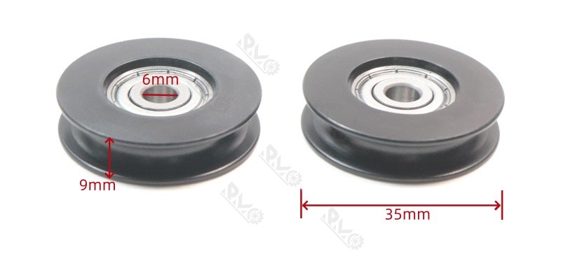 626ZZ U groove nylon pulleys with bearings 626ZZ U groove nylon pulleys with bearings