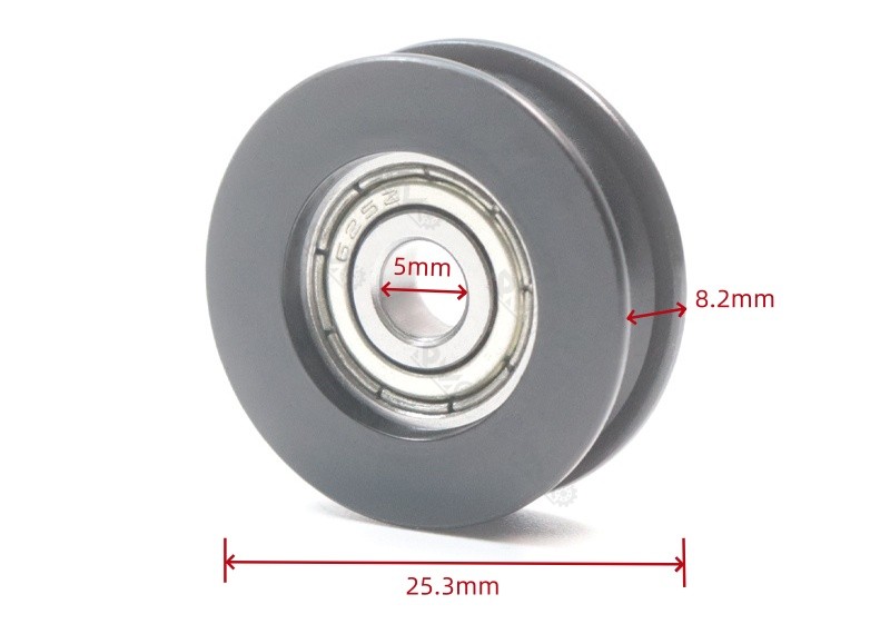 625ZZ U groove pulley wheels