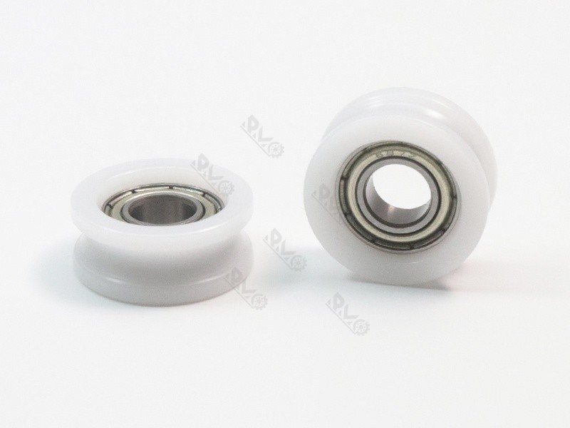 687ZZ Bearing U-shaped Nylon PA6 Pulley