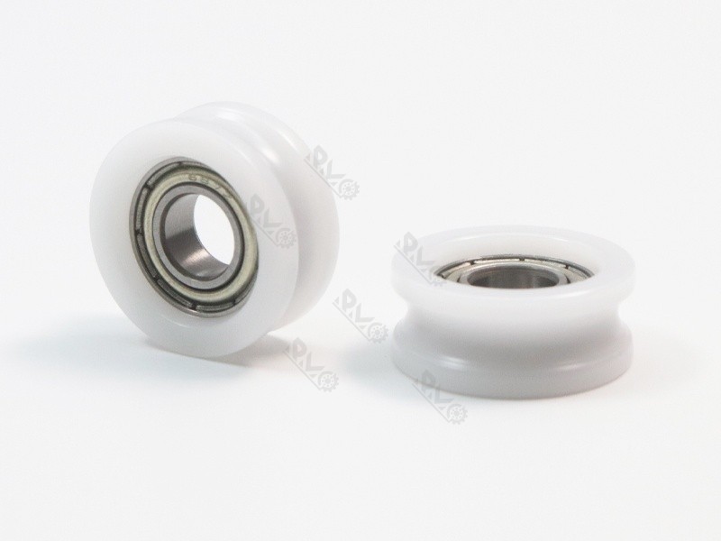 687zz U-shaped Nylon PA6 Pulley