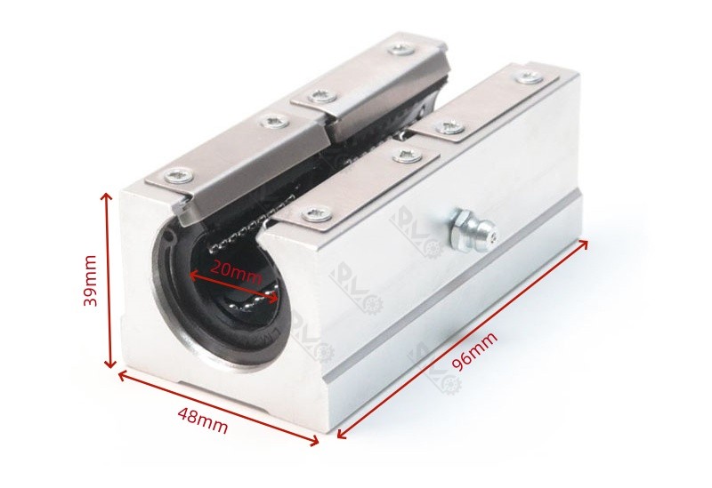 SBR20LUU lengthened type Linear bearing slider