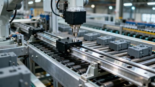 SGR guide rail for assembly line