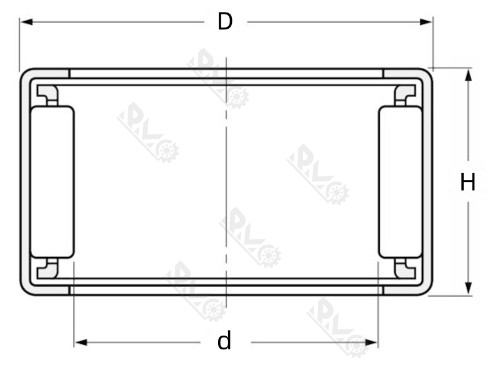 HMK Series Needle Roller Drawings