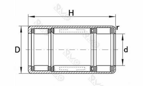 HFL Series Needle Roller Drawings HFL Series Needle Roller Drawings