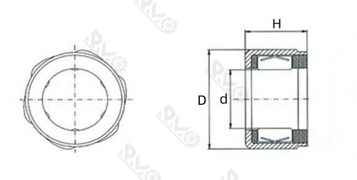 EWC Series Needle Roller Drawings EWC Series Needle Roller Drawings