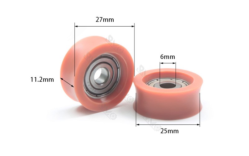 626ZZ U Groove Bearing Pulleys